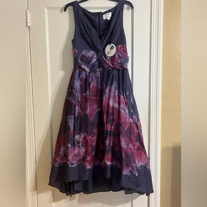 A vintage Lela Rose floral dress